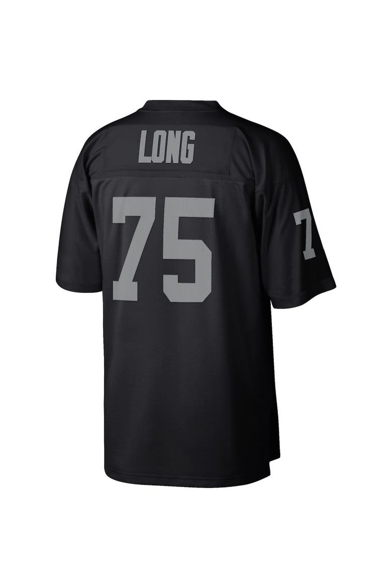 Men's Mitchell & Ness Howie Long Black Las Vegas Raiders Retired Player Legacy Replica Jersey, Alternate, color, Black
