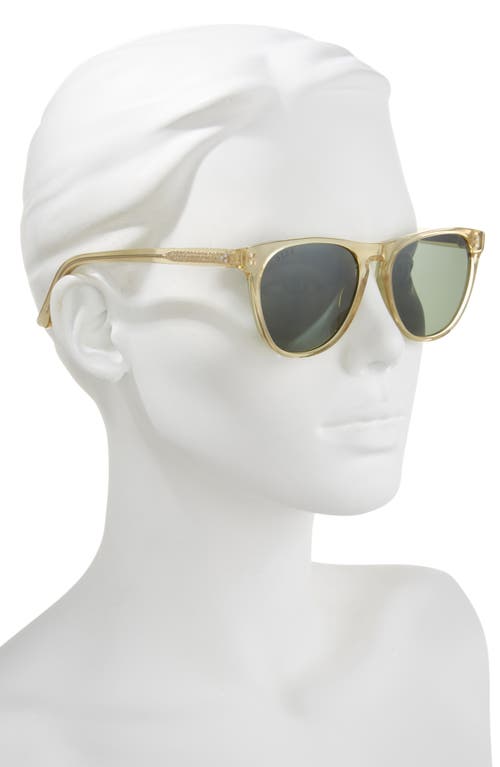 Diff Dash 69mm Oversize Polarized Mirrored Aviator Sunglasses In Gold
