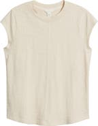 Caslon® Short Raglan Sleeve Cotton Tee