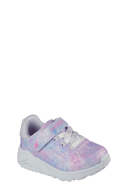 Skechers Kids' Uno Lite Cloudy Spell Sneaker In Purple