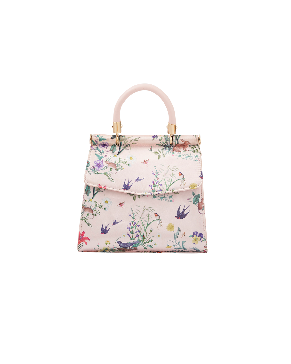 Fable England High Tea Mini Top Handle Tote, Main, color, Pink