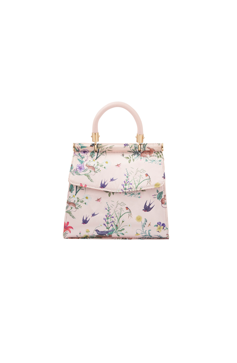 Fable England High Tea Mini Top Handle Tote, Main, color, Pink