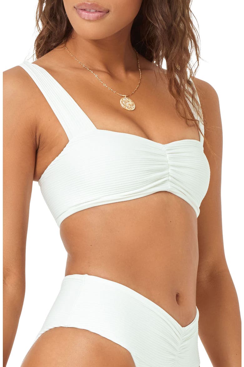 Marlee Bikini Top, Alternate, color, CREAM