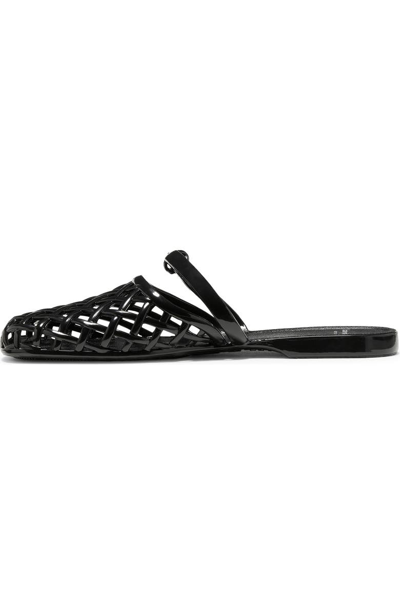 Kate Spade New York jelly fisherman mule, Alternate, color, Black