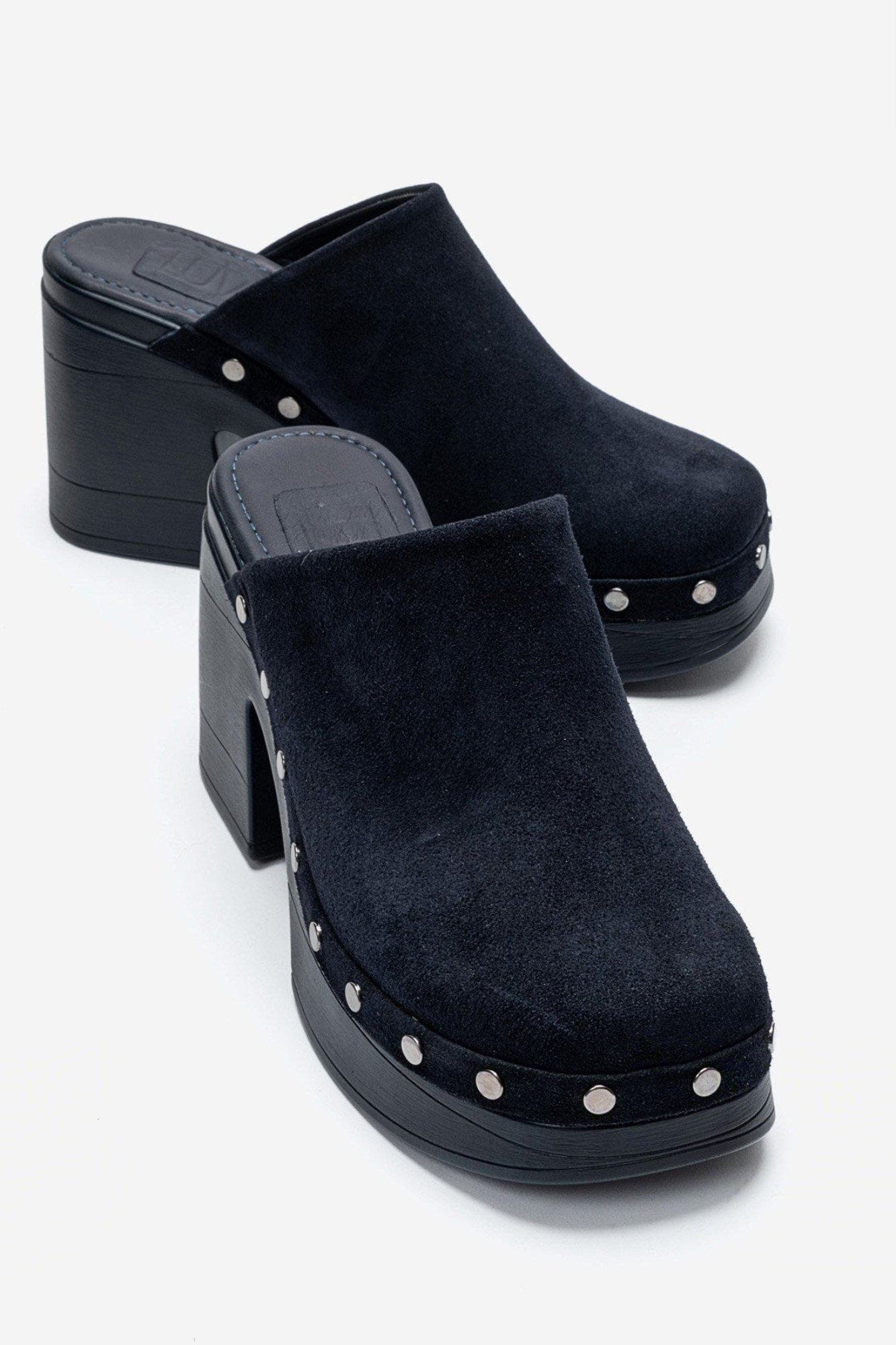 Navy Suede