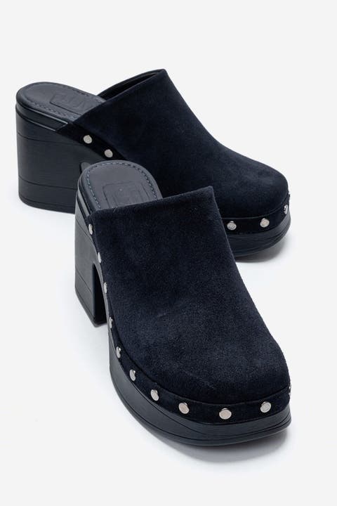 Bellune Leather Block Heel Platform Sandal