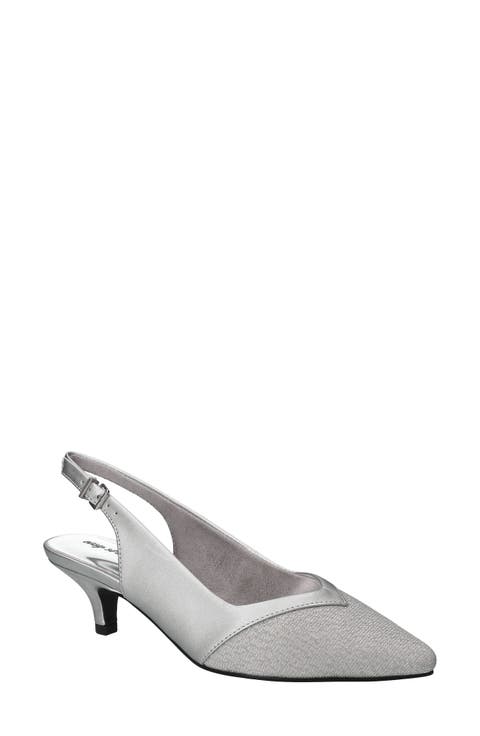 Vivid Kitten Heel Slingback Pump (Women)