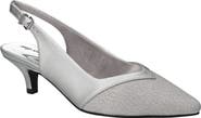 EASY STREET Vivid Kitten Heel Slingback Pump