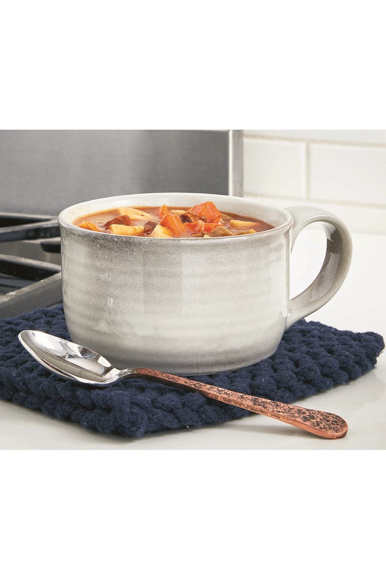 Red Crocheted Cotton Trivet Potholder Set of Four Heat Resistant, Alternate, color, Red