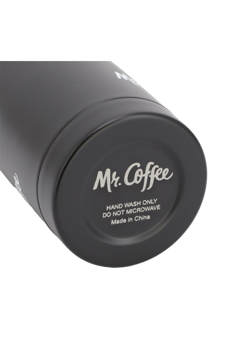 Mr. Coffee Javelin 2 Piece Thermal Bottle and Travel Mug Set, Alternate, color, Black