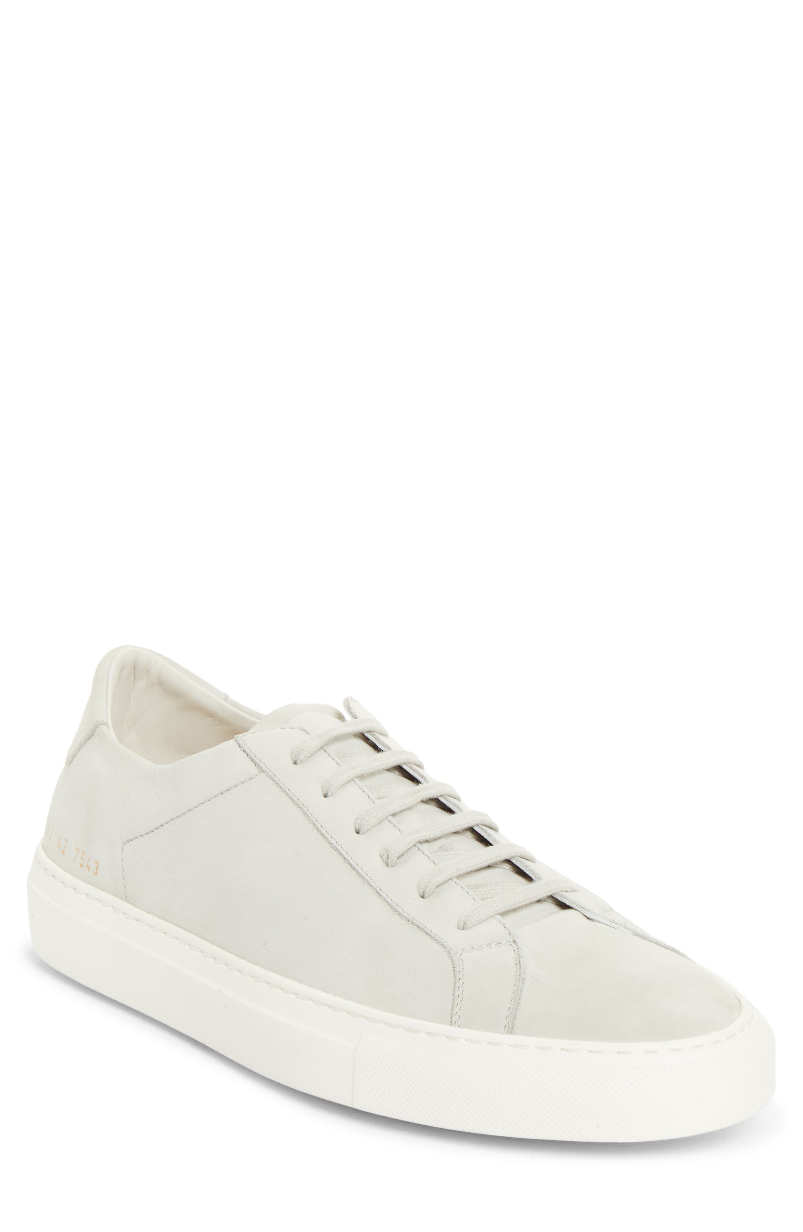 Achilles Piuma Leather Sneaker, Main, color, GREY