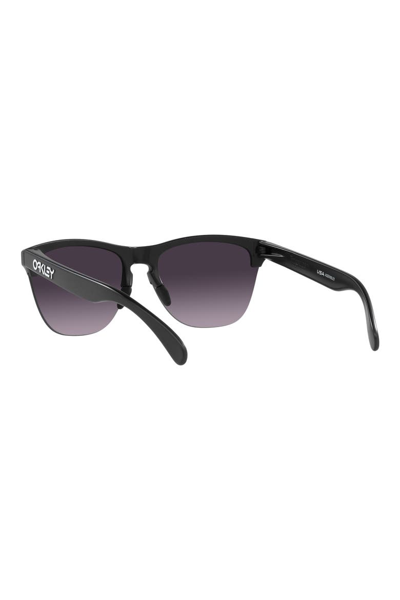 Frogskins Lite 63mm Oversized Round Sunglasses, Alternate, color, MATTE BLACK