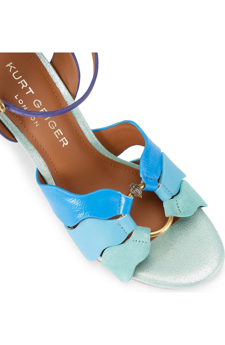 Kurt Geiger London Sun Wave Ankle Strap Sandal, Alternate, color,