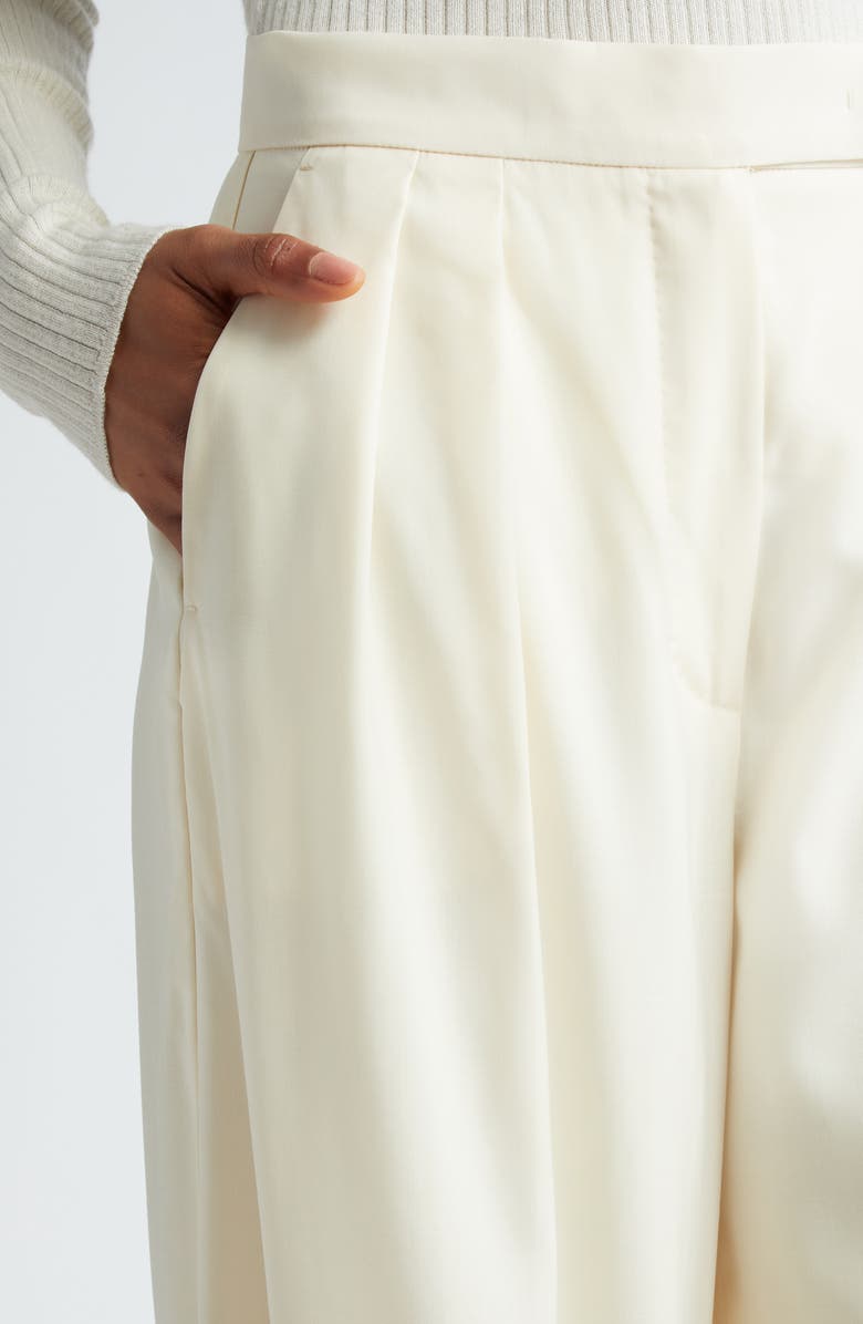 Max Mara Piomo Virgin Wool Wide Leg Pants, Alternate, color, 