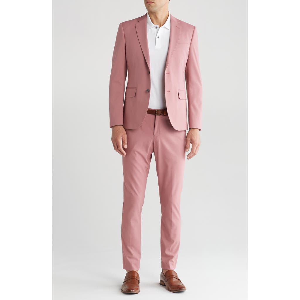 Nordstrom Rack Extra Trim Fit Suit In Pink Nostalgia