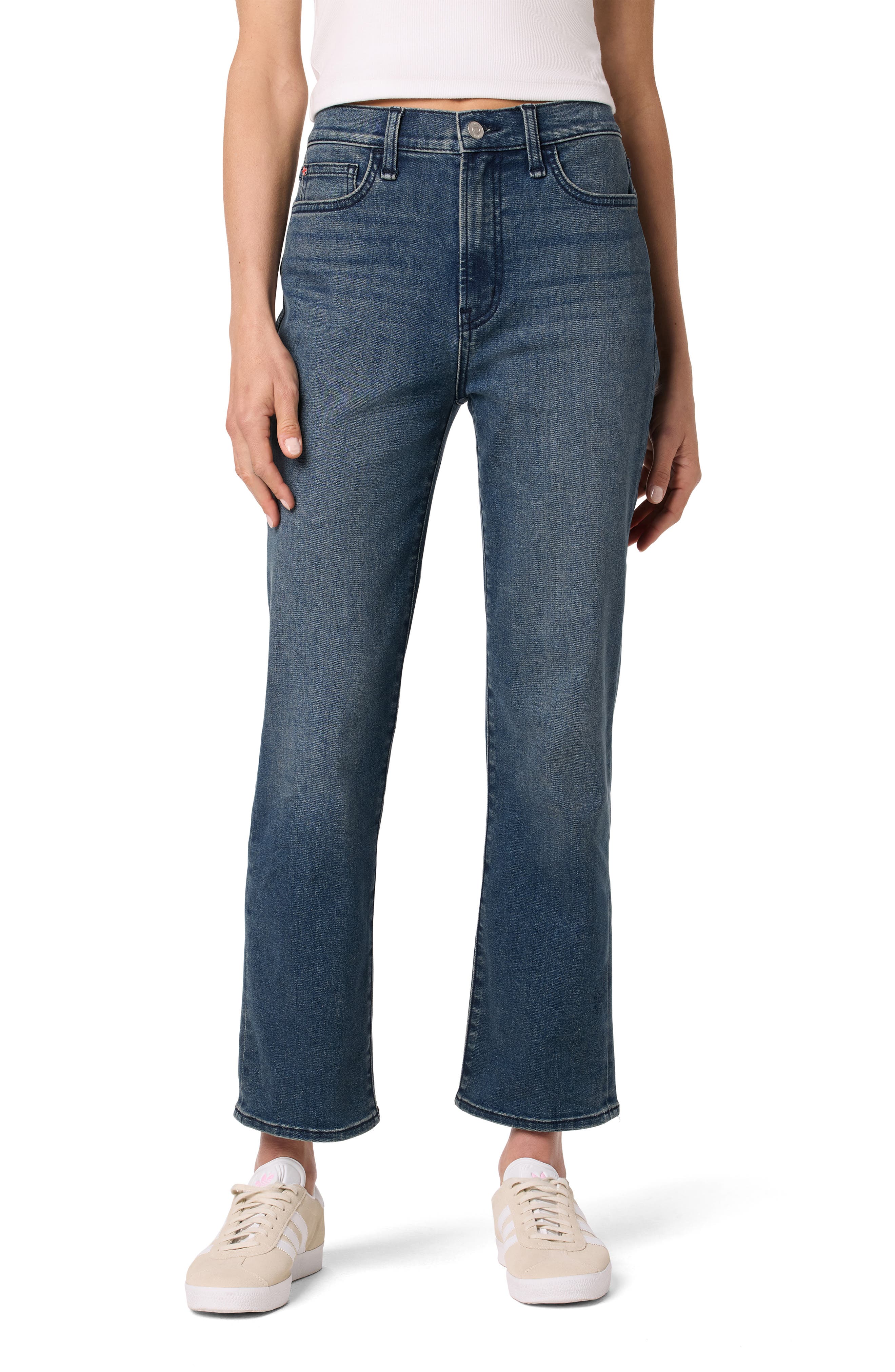 Hudson Jeans Noa High Waist Crop Straight Leg Jeans
