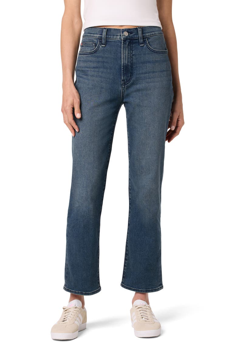 Noa High Waist Crop Straight Leg Jeans, Main, color, BOCACHICA