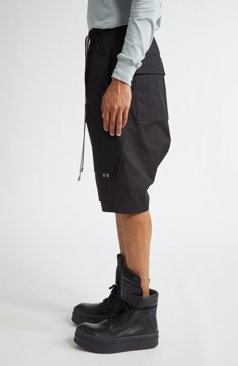 Rick Owens Cargo Shorts, Alternate, color, 