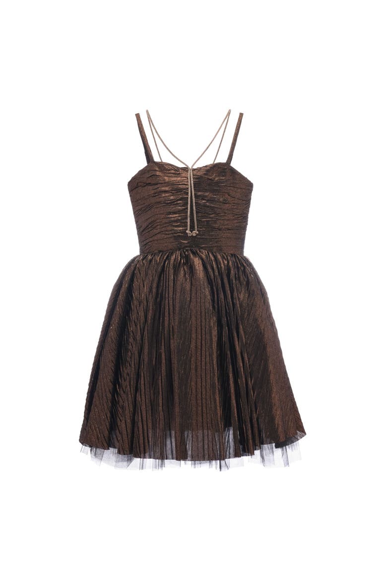 Gianotta Dress, Main, color, Bronze