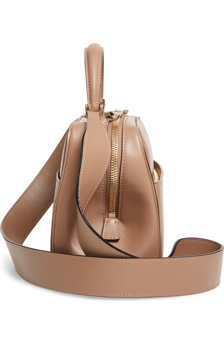 Valextra Medium Serie Leather Top Handle Bag, Alternate, color,