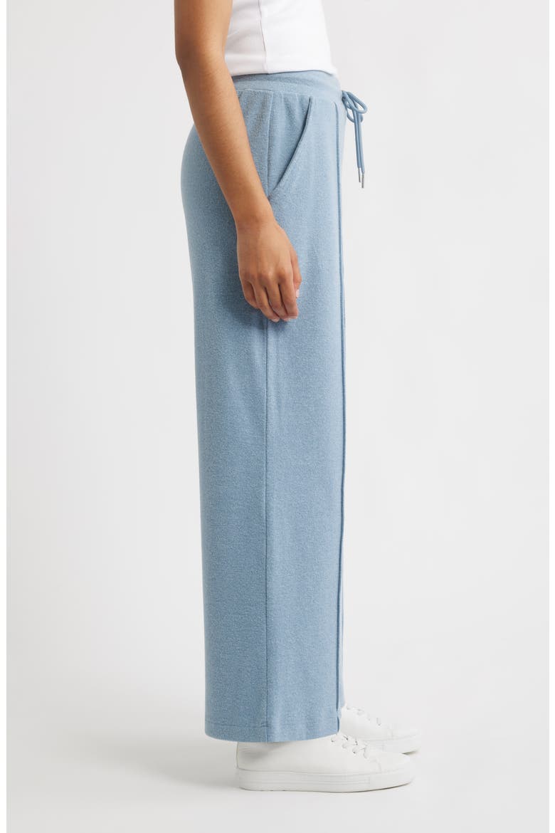Seamed Drawstring Lounge Pants, Alternate, color, SKY
