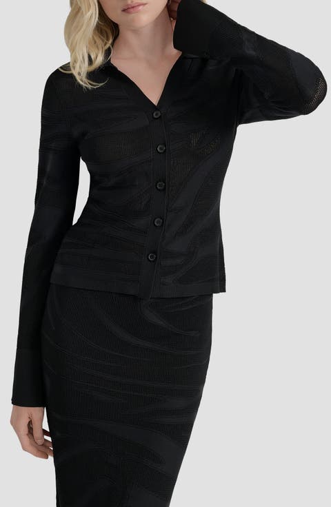 Zebra Stripe Cardigan