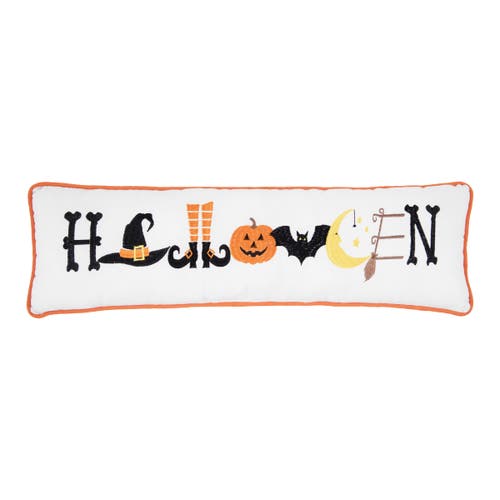 C & F Home C&f Home Halloween Embroidered Decorative Long Accent Pillow 6" X 24" In Multi