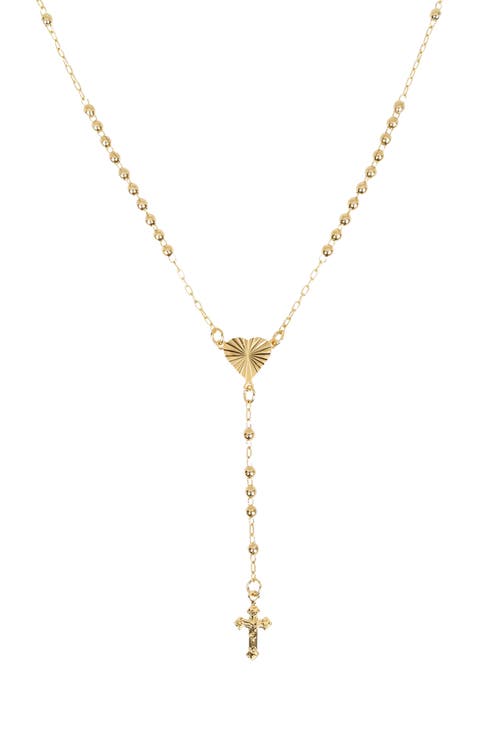 The Heart Rosary Necklace