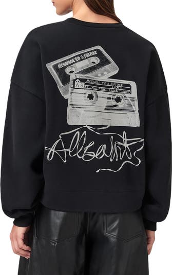 Reel Lila Logo Cotton Graphic Sweatshirt