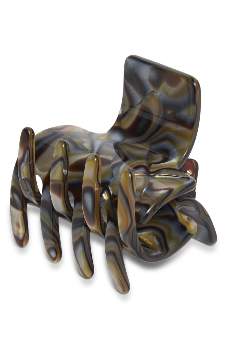 France Luxe Small Jaw Clip, Main, color, Onyx