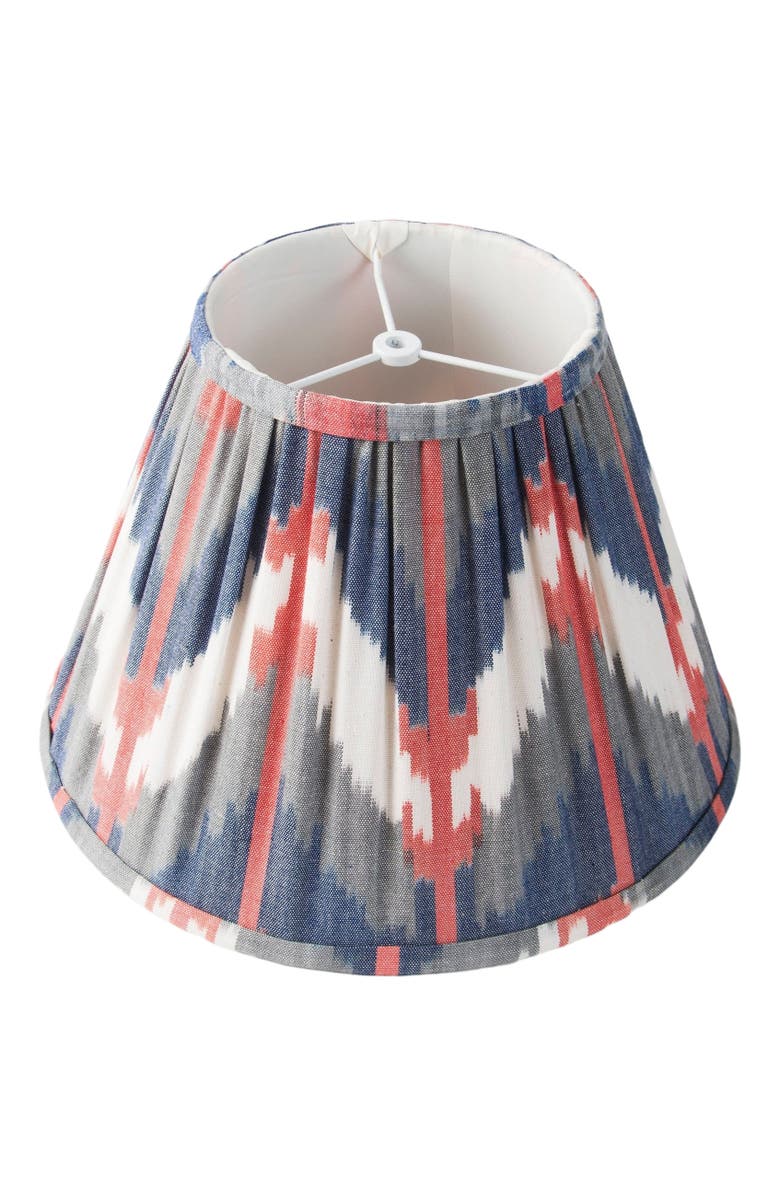 Mela Artisans Ikat Horizon Lamp Shade, Alternate, color, White
