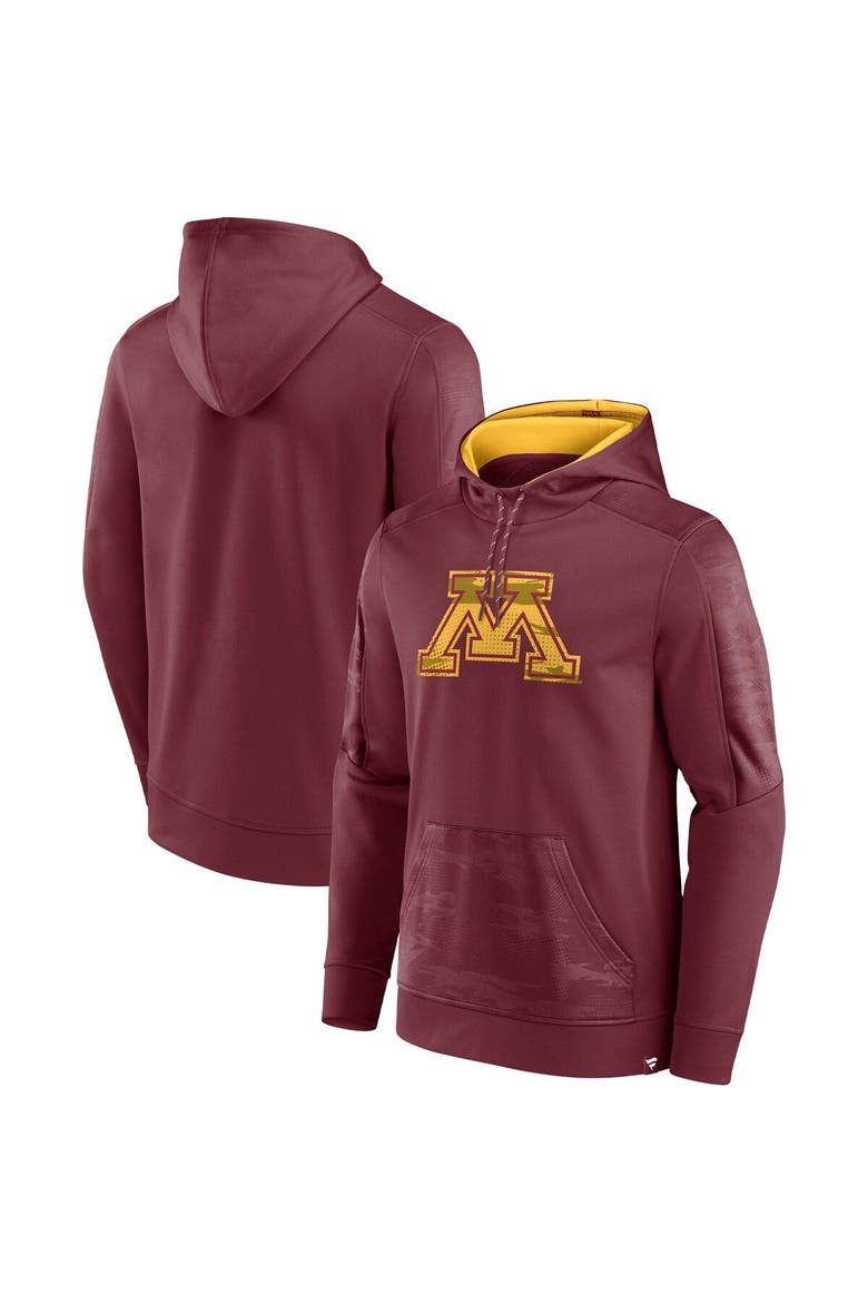 Men's Fanatics Branded Maroon Minnesota Golden Gophers On The Ball Pullover Hoodie, Main, color, Maroon