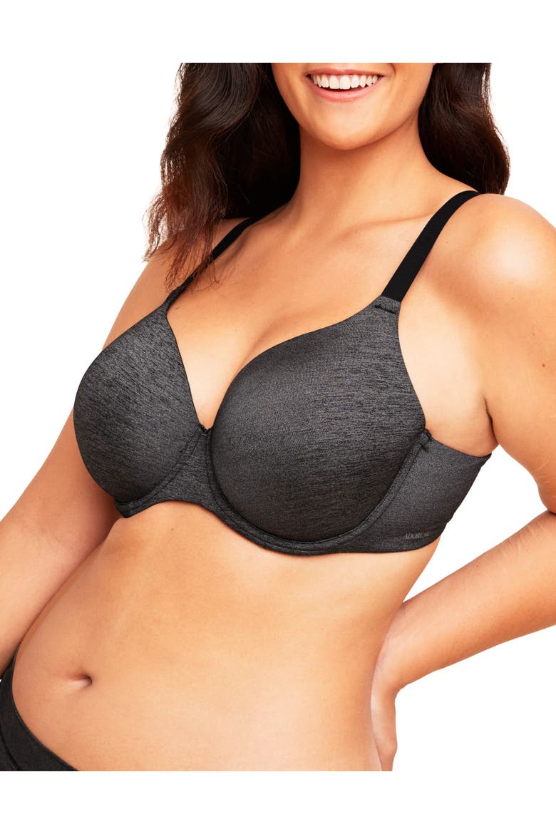 Abellinaa Contour Demi Bra, Alternate, color, Jet Black