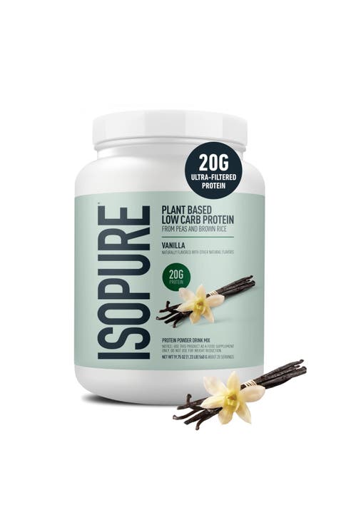 Plant-Based Protein Powder Vanilla 20g Pea Brown Rice