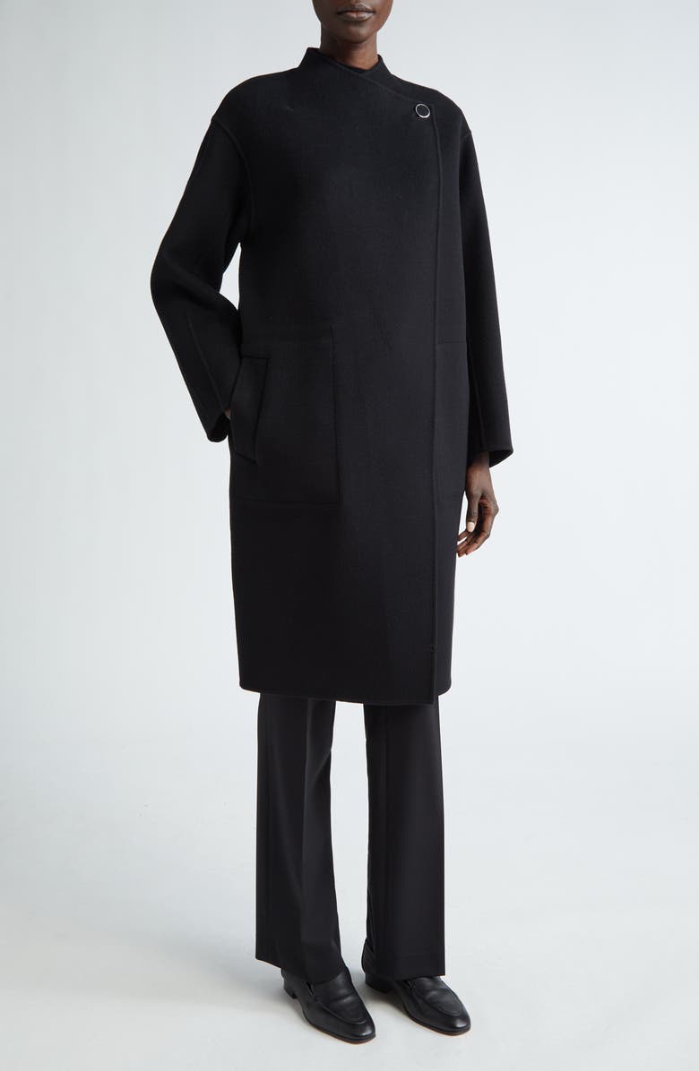 Lafayette 148 New York Reversible Wool & Cashmere Coat, Alternate, color, 