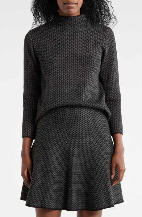 MAX STUDIO Mock Neck Sweater