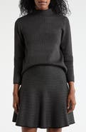 MAX STUDIO Mock Neck Sweater
