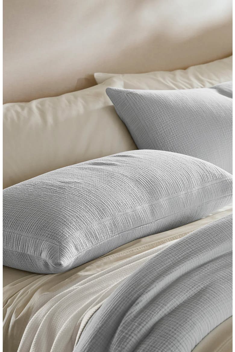Dream Organic Cotton Duvet Cover & Shams Set, Alternate, color, SKY
