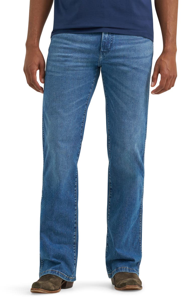 Wrangler Western Slim Straight Leg Jeans, Main, color, Sky Breeze