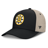 FANATICS Men's Fanatics Black/Tan Boston Bruins 2026 Stanley Cup Playoffs Locker Room Adjustable Hat