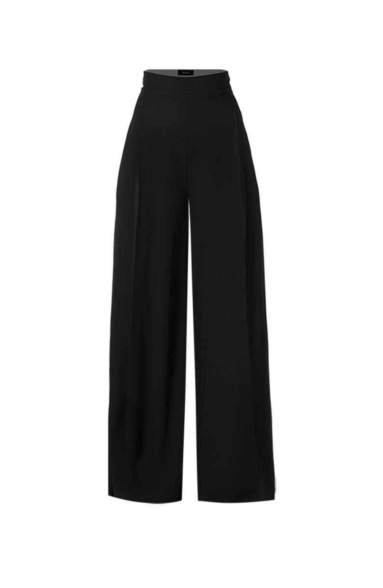 IVONNE Maxi Wide Leg Trousers, Alternate, color, Black