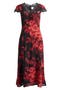 Tiffie Floral Print Midi Dress