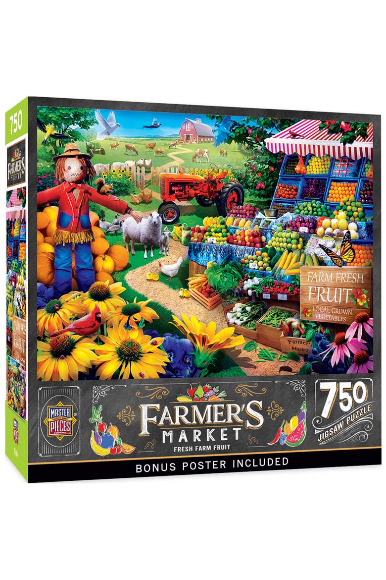 Fresh Farm Fruit 750 Piece Jigsaw Puzzle, Main, color, Multicolor