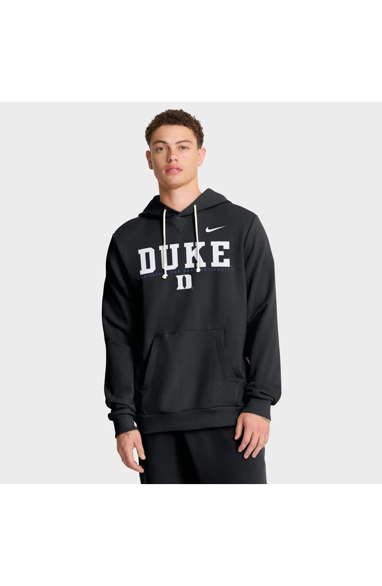 Nike Men's Nike Black Duke Blue Devils 2025 Sideline Standard Issue Dri-FIT Hoodie, Alternate, color, Black