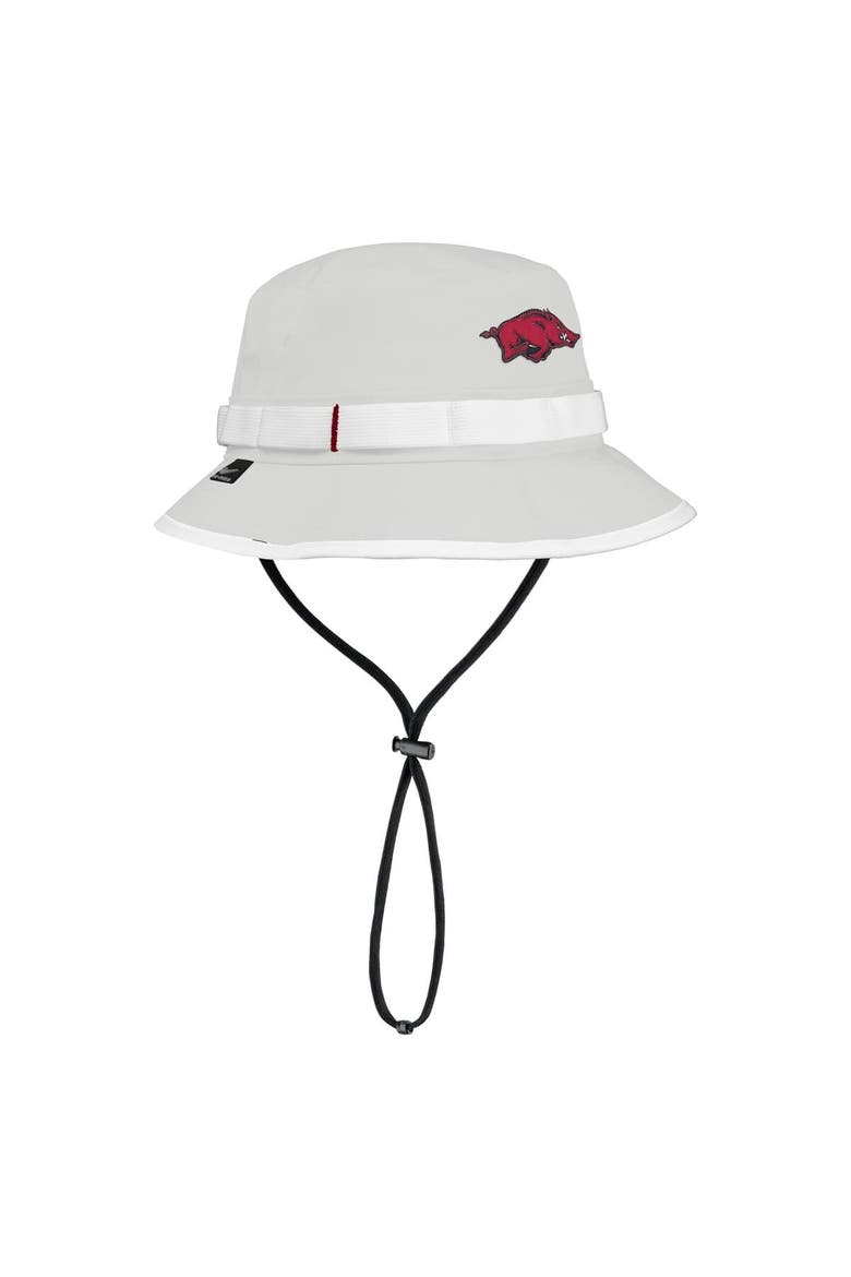 Men's Nike  Gray Arkansas Razorbacks 2025 On-Field Boonie Performance Bucket Hat, Main, color, Gray