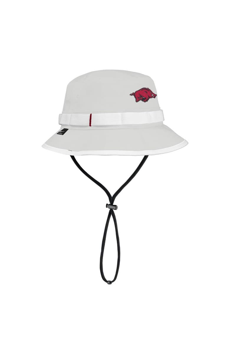 Nike Men's Nike  Gray Arkansas Razorbacks 2025 On-Field Boonie Performance Bucket Hat, Main, color, Gray