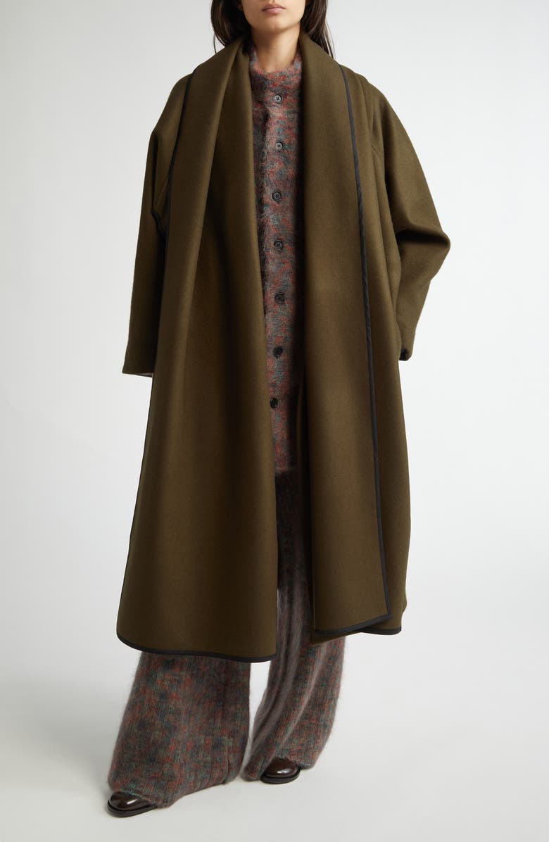 ZANKOV Julien Oversize Wool Coat, Main, color,