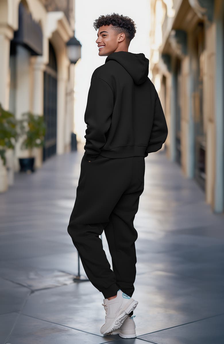 Dalix Alien All Day Sweatsuit, Alternate, color, Black