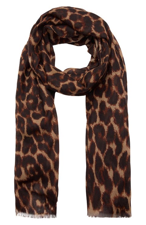 Leopard Print Scarf