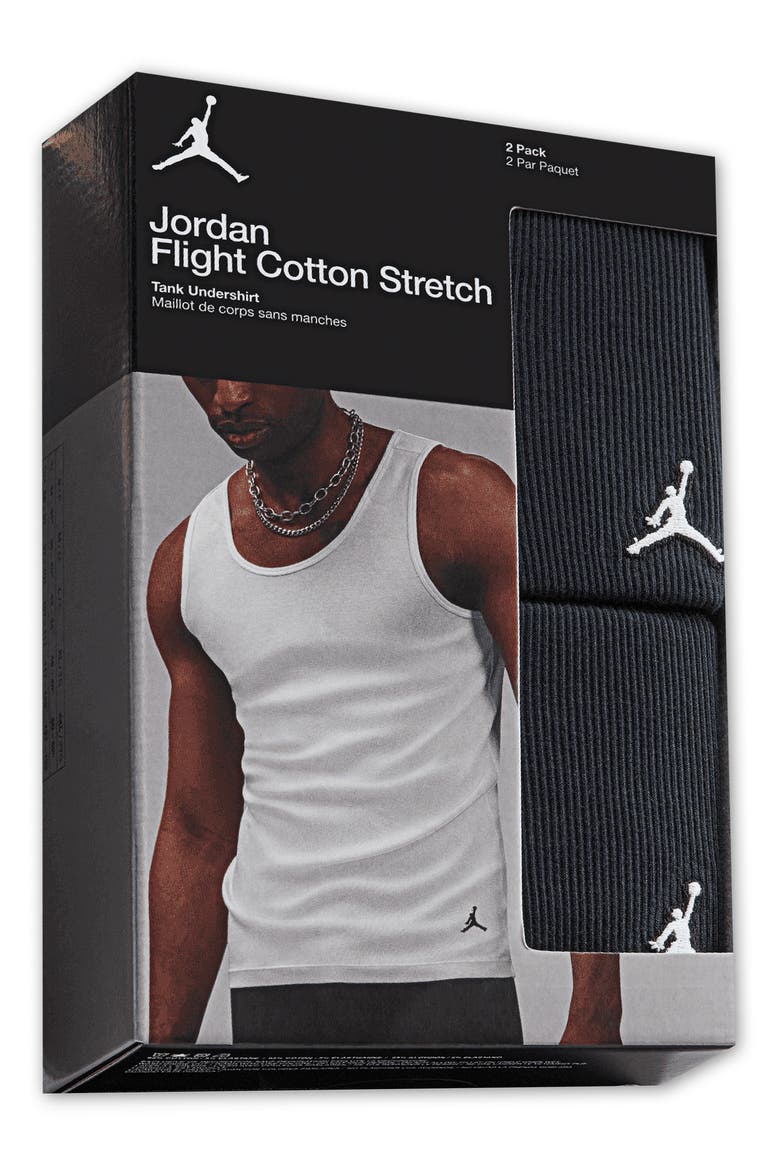 Flight 2-Pack Base Layer Tanks, Alternate, color, BLACK